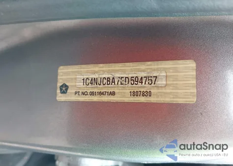 2014 Jeep Compass Sport from USA, damaged, VIN 1C4NJCBA7ED594757